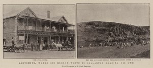 Ladysmith, där Sir George White galant håller sig av English Photographer
