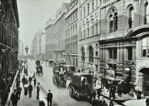 Leadenhall Street, City of London, 1895 av English Photographer