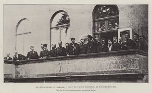 Li-Hung-Chang i Tyskland, besök hos prins Bismarck i Friedrichsruhe av English Photographer