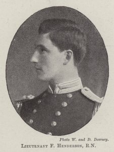 Löjtnant F Henderson, RN av English Photographer