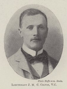 Löjtnant J M C Colvin, VC av English Photographer