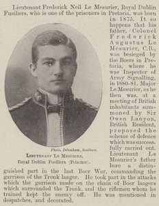 Löjtnant Le Mesurier, Royal Dublin Fusiliers (fånge) av English Photographer