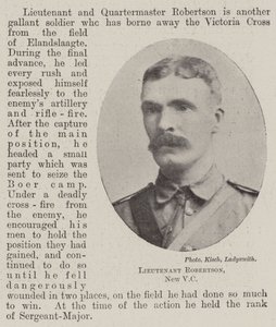 Löjtnant Robertson, New VC av English Photographer