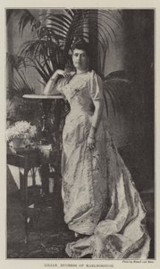 Lilian, hertiginna av Marlborough av English Photographer
