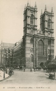 London, Westminster Abbey, nordvästra av English Photographer