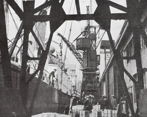 Londons hamn (svartvitt foto) av English Photographer