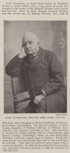 Lord Alverstone, den nya lordchefen av English Photographer