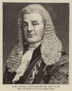Lord Esher, sen mästare på rullarna av English Photographer