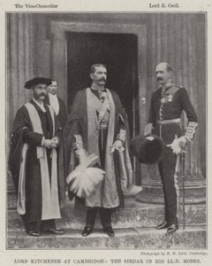 Lord Kitchener i Cambridge, Sirdaren i sina LLD-rockar av English Photographer