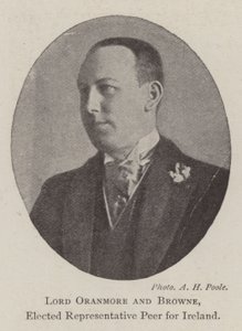 Lord Oranmore och Browne, vald representant Peer för Irland av English Photographer