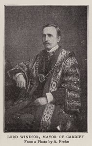 Lord Windsor, borgmästare i Cardiff av English Photographer