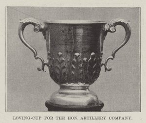 Loving-Cup för det ärade artillerikompaniet av English Photographer