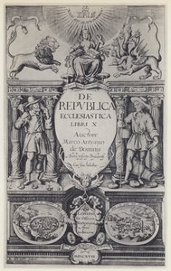 M A de Dominis, of Ecclesiastical Republic, G Norton och J Bill 1617 (s/v foto) av English Photographer