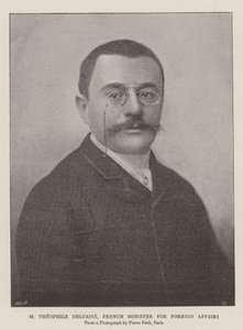 M Theophile Delcasse, Frankrikes utrikesminister av English Photographer