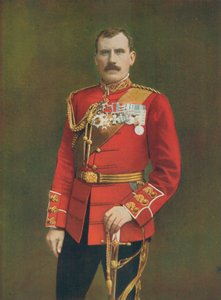 Generalmajor Hector A. MacDonald. Befäl över 3:e (Highland) Brigaden med Lord Methuen av English Photographer