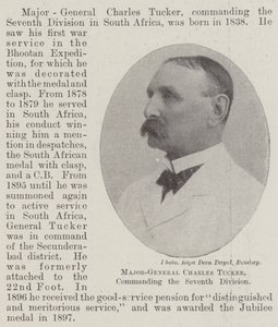 Generalmajor Charles Tucker, chef för den sjunde divisionen av English Photographer