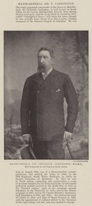 Generalmajor Sir Frederick Carrington, KCMG, ny befälhavare för styrkorna i Sydafrika av English Photographer