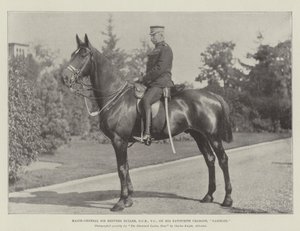 Generalmajor Sir Redvers Buller, GCB, VC, på sin favoritladdare, Gambler av English Photographer