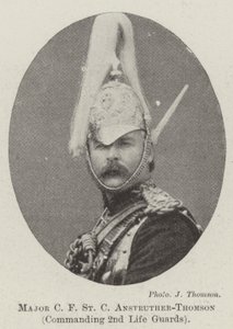 Major C F St C Anstruther-Thomson, kommenderad 2:a livgardet av English Photographer