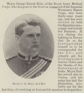 Major G E Hale, RAMC av English Photographer