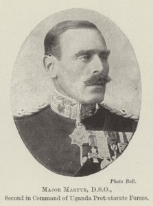 Major Martyr, DSO, andra befäl över Ugandas protektoratstyrkor av English Photographer