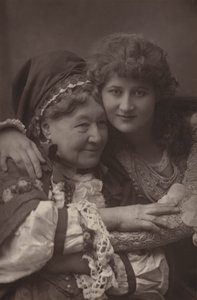 Mary Anderson och fru Stirling av English Photographer