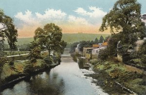 Matlock Bridge, vid floden Derwent av English Photographer