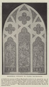 Memorial Window till Flora Macdonald av English Photographer