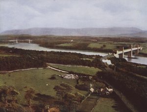 Menai Straits från Anglesey Column av English Photographer