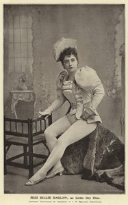 Miss Billie Barlow, som Little Boy Blue av English Photographer