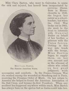 Miss Clara Barton, den berömda amerikanska sjuksköterskan av English Photographer