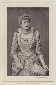 Miss Ellen Terry som Beatrice i Much Ado About Nothing av English Photographer