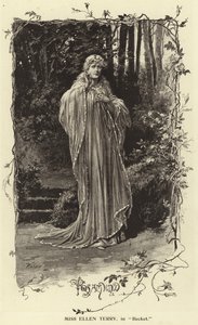 Miss Ellen Terry, i Becket av English Photographer