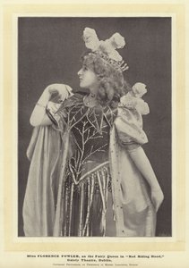 Miss Florence Fowler, som Fairy Queen i Rödluvan, Gaiety Theatre, Dublin av English Photographer