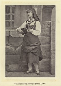Miss Florence St John, i Madame Favart av English Photographer