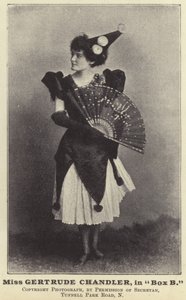 Miss Gertrude Chandler, i box B av English Photographer