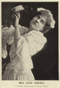 Miss Janet Achurch av English Photographer