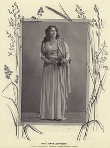 Miss Maud Jeffries av English Photographer