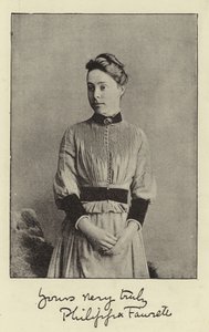 Miss Philippa Fawcett av English Photographer