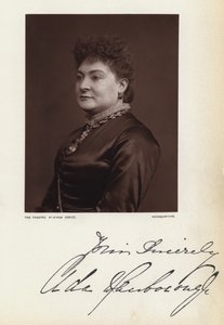 Miss Swanborough (svartvitt foto) av English Photographer