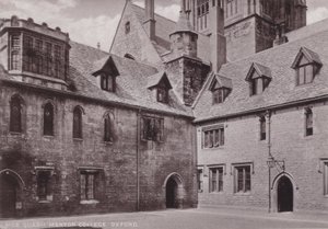 Mob Quadrangle Merton College, Oxford av English Photographer