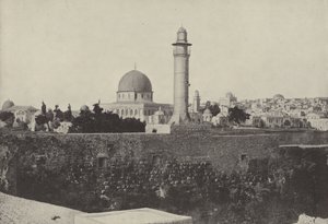 Moskén i Omar och det judiska kvarteret, där Kristus drev växlarna från templet av English Photographer