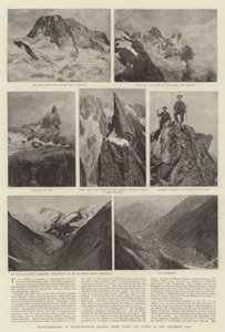 Bergsbestigning i sydvästra Frankrike, några toppar och pass i Dauphine-alperna