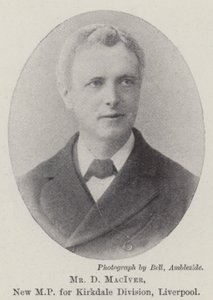 Mr D MacIver, ny MP för Kirkdale Division, Liverpool av English Photographer