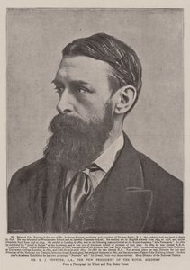 Mr E J Poynter, RA, den nya presidenten för Royal Academy av English Photographer