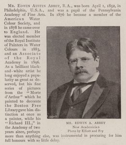 Mr Edwin A Abbey av English Photographer