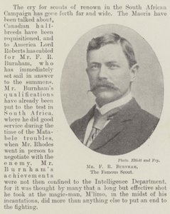 Mr F R Burnham, den berömda scouten av English Photographer