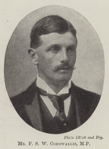 Mr F S W Cornwallis, MP av English Photographer