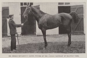 Mr George Edwardess Santoi, vinnare av Jubilee Handicap på Kempton Park av English Photographer