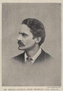Herr Gerald Balfour, chefssekreterare för Irland av English Photographer